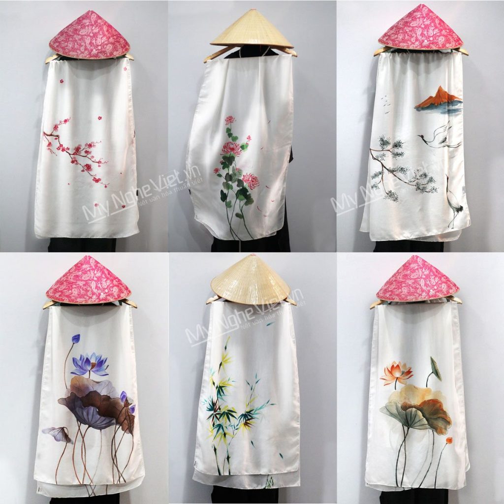 Quà tặng sếp nữ khăn lụa Hà Đông cao cấp