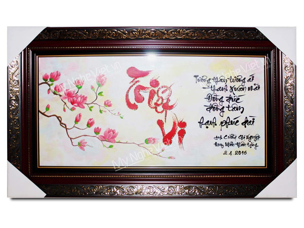 Tranh Chữ Thư pháp Theo Tên Riêng