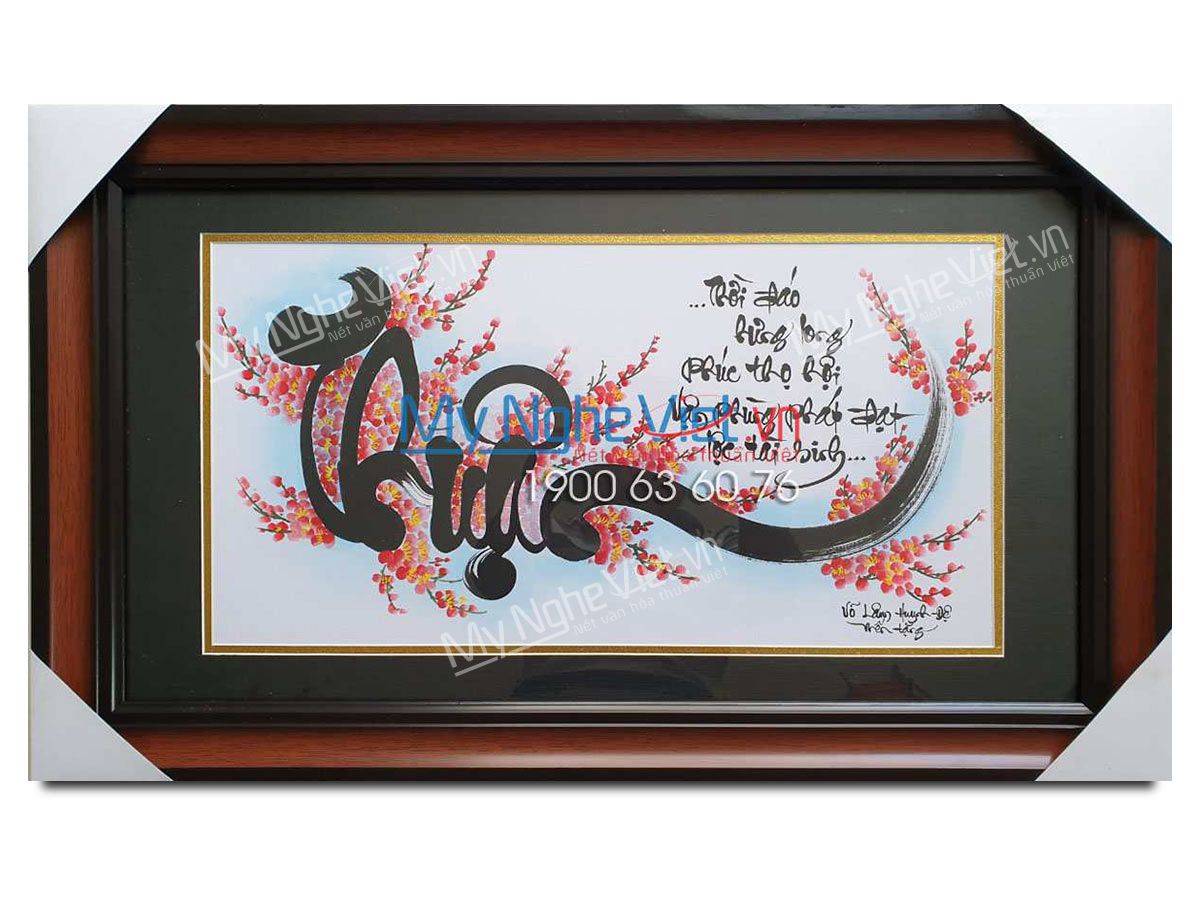 Tranh Chữ Thư pháp Theo Tên Riêng