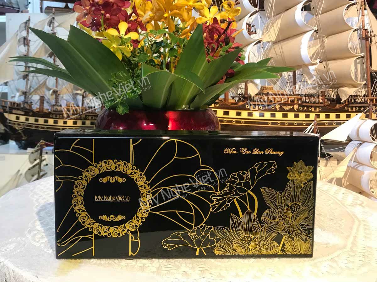 Hộp sơn mài khắc tên làm quà tặng ý nghĩa