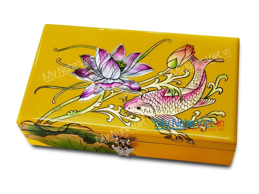 Hộp đựng trang sức sơn mài cao cấp