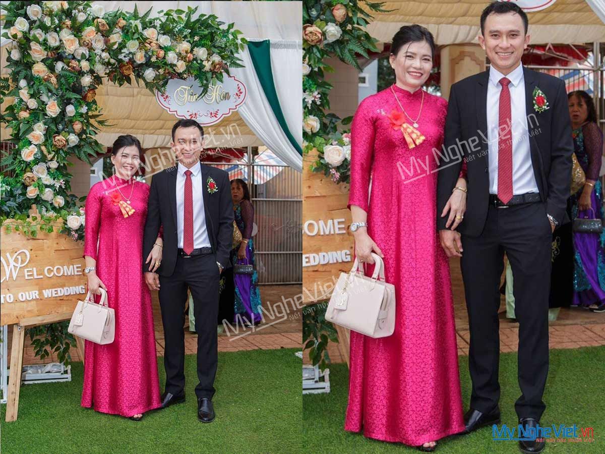 Nhà may vải lụa áo dài bà sui