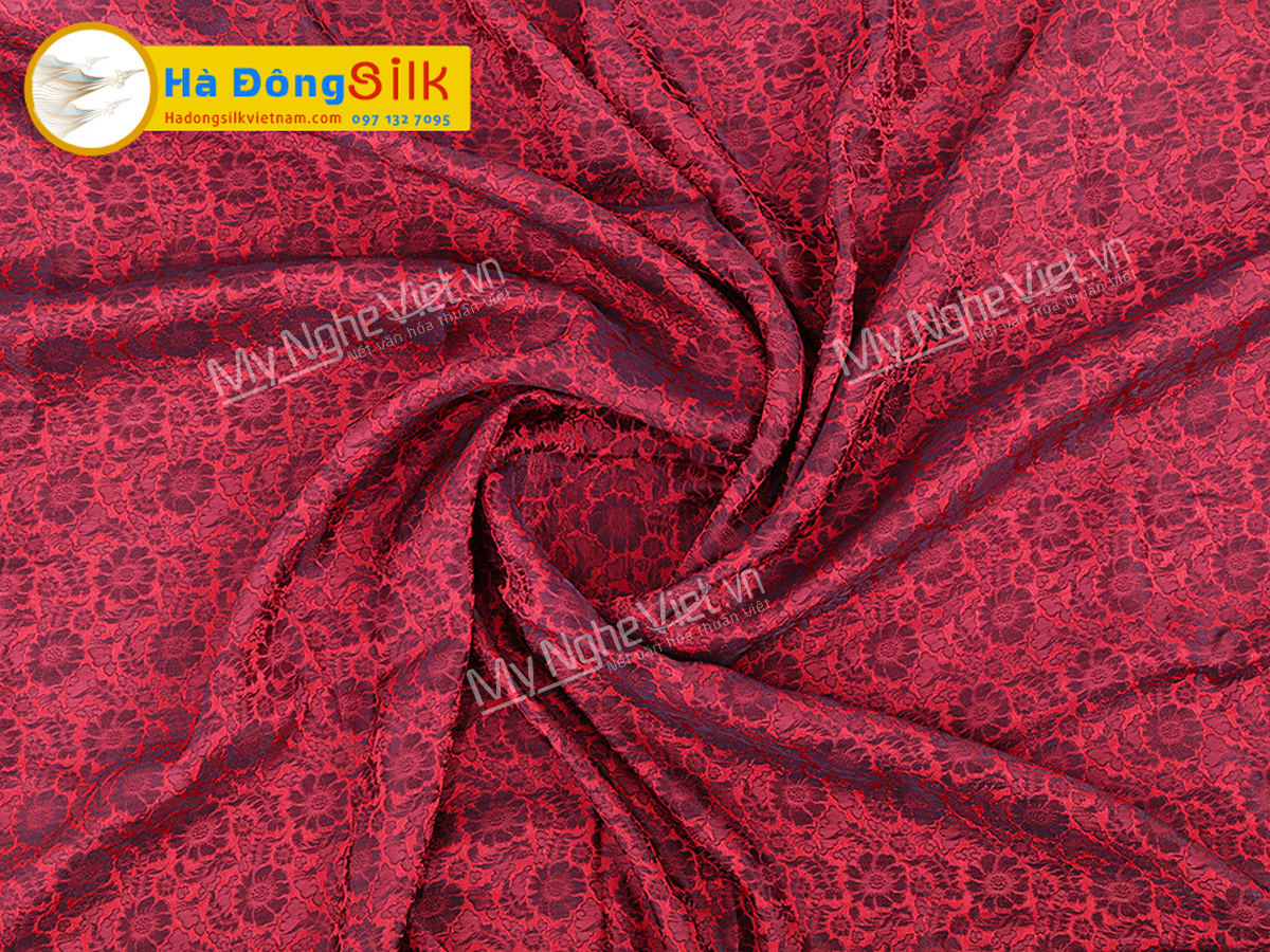 Vải lụa áo dài bà sui