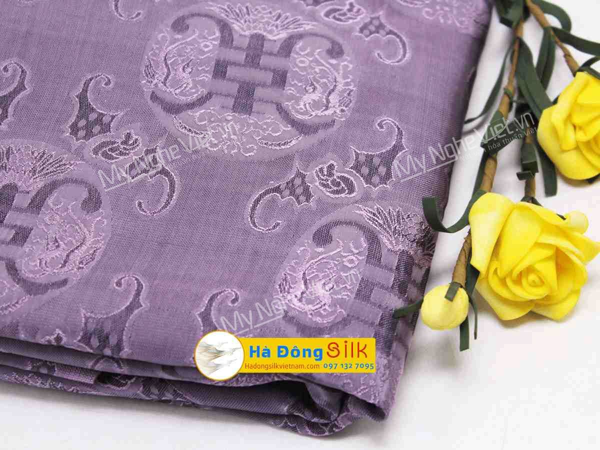 Vải lụa áo dài bà sui
