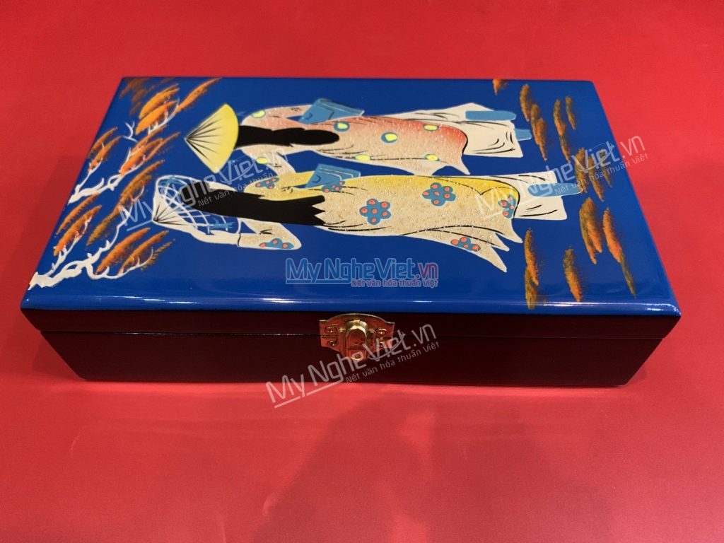 Hộp đựng nữa trang- trang sức sơn mài