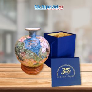 Lọ Thu Tài Đắp Nổi In Logo