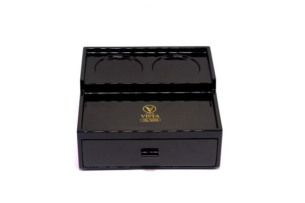Bộ đồ dùng khách sạn sơn mài đen bóng cao cấp - Hình ảnh 3