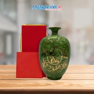 Lọ Thu Tài Men Vân Đá