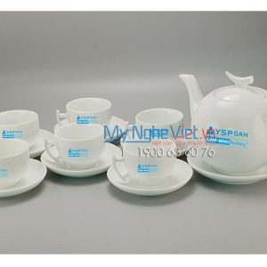 Bình trà Bát Tràng dáng bưởi cành MNV-BTI002 - YSPSAH (HÀNG ĐẶT)