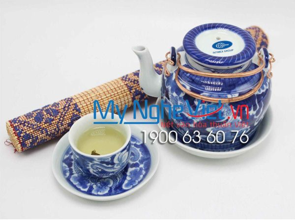 Bộ Bình Trà Gốm Tách Rồng MNV-BTI003 - INTIMEX GROUP (HÀNG ĐẶT)