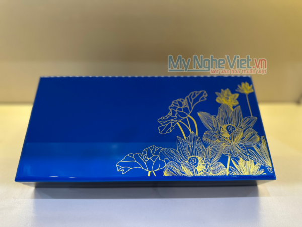Set quà tặng Khăn lụa Hà Đông và Hộp sơn mài cao cấp - Hình ảnh 6