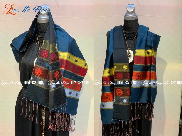 Quà Tặng Khăn Lụa Hà Đông – Họa Tiết Trống Đồng Việt Nam - Hình ảnh 2