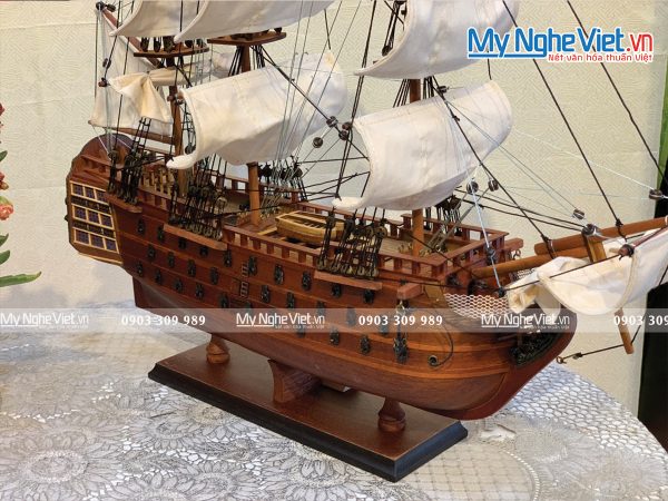 Mô Hình Tàu Thuyền Chiến Cổ HMS Victory (Thân 40) MNV-TB31/40 - Hình ảnh 3
