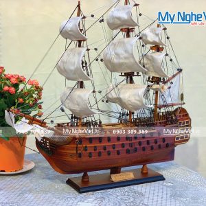 Mô Hình Tàu Thuyền Chiến Cổ HMS Victory (Thân 40) MNV-TB31/40