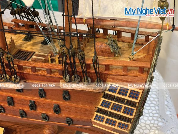 Mô Hình Tàu Thuyền Chiến Cổ HMS Victory (Thân 40) MNV-TB31/40 - Hình ảnh 2