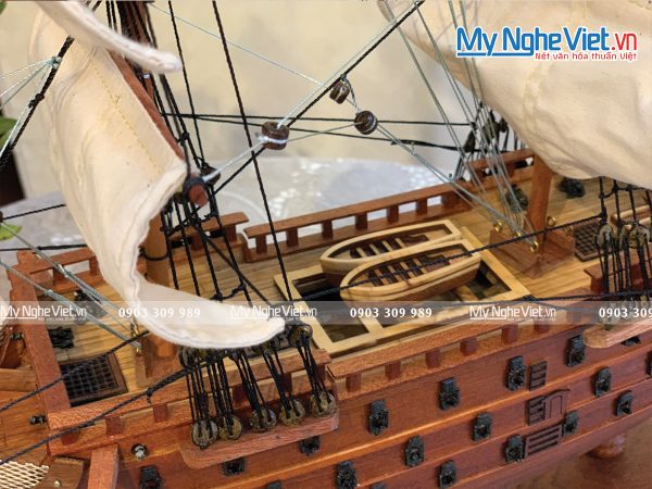 Mô Hình Tàu Thuyền Chiến Cổ HMS Victory (Thân 40) MNV-TB31/40 - Hình ảnh 4