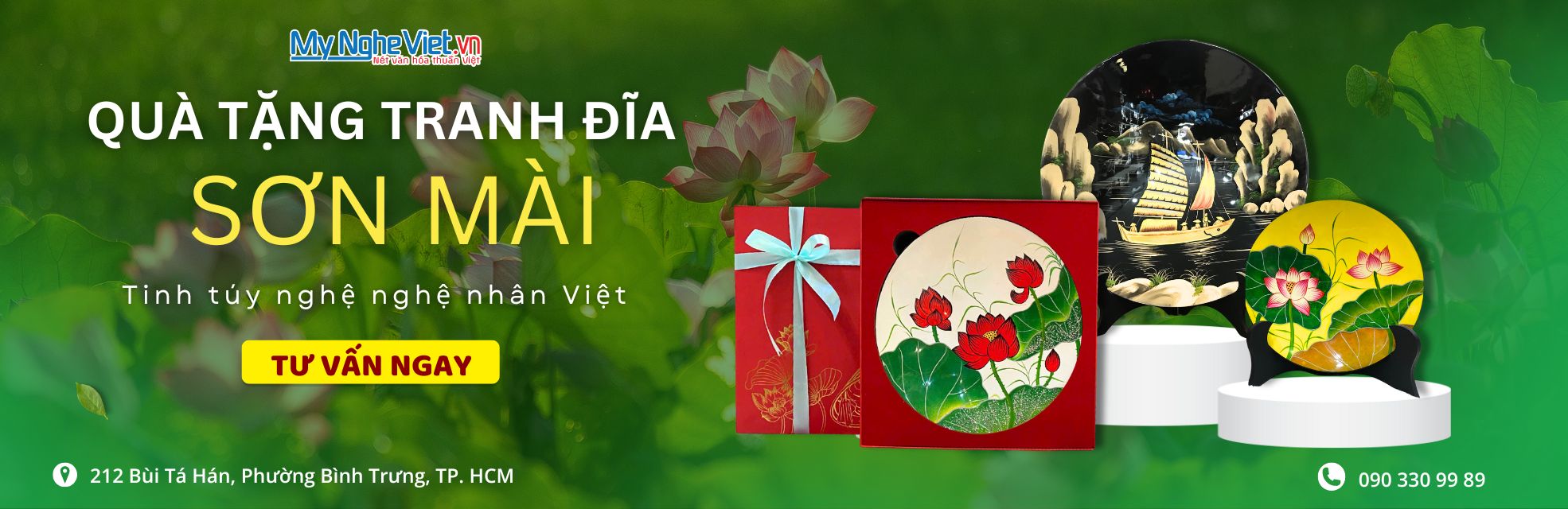 BANNER TRANH ĐĨA SƠN MÀI